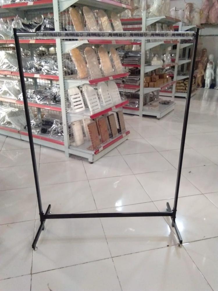 Gantungan Baju Model Gawang Doff